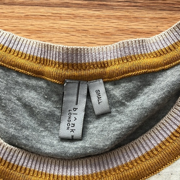 BLANK London contrast eyelet pullover sweater size small - Picture 3 of 6